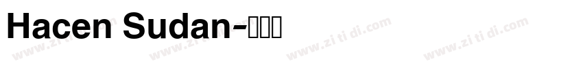Hacen Sudan字体转换